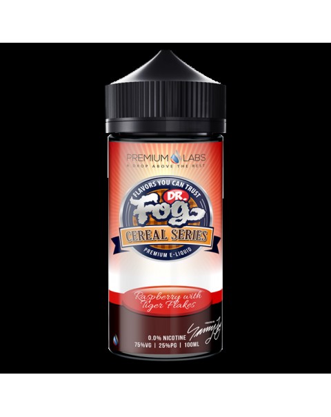 Dr Fog Raspberry Tiger Flakes E-liquid 100ml Short Fill